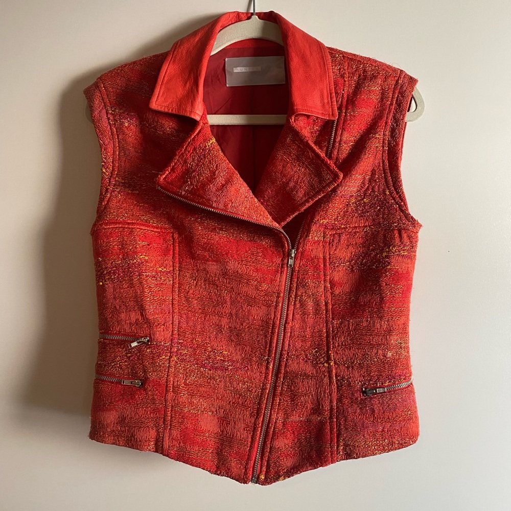 Hunter Bell Red Boucle Moto Vest